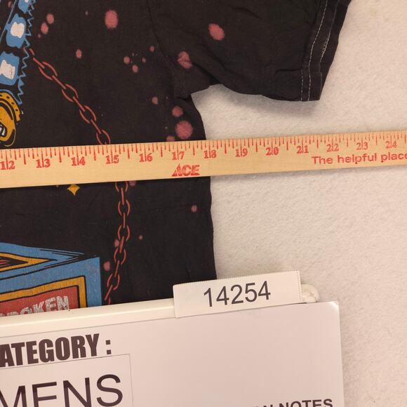 Broken Promises Crew Neck Graphic Short Sleeve T Shirt Adult Mens Size S Black - Picture 7 of 9